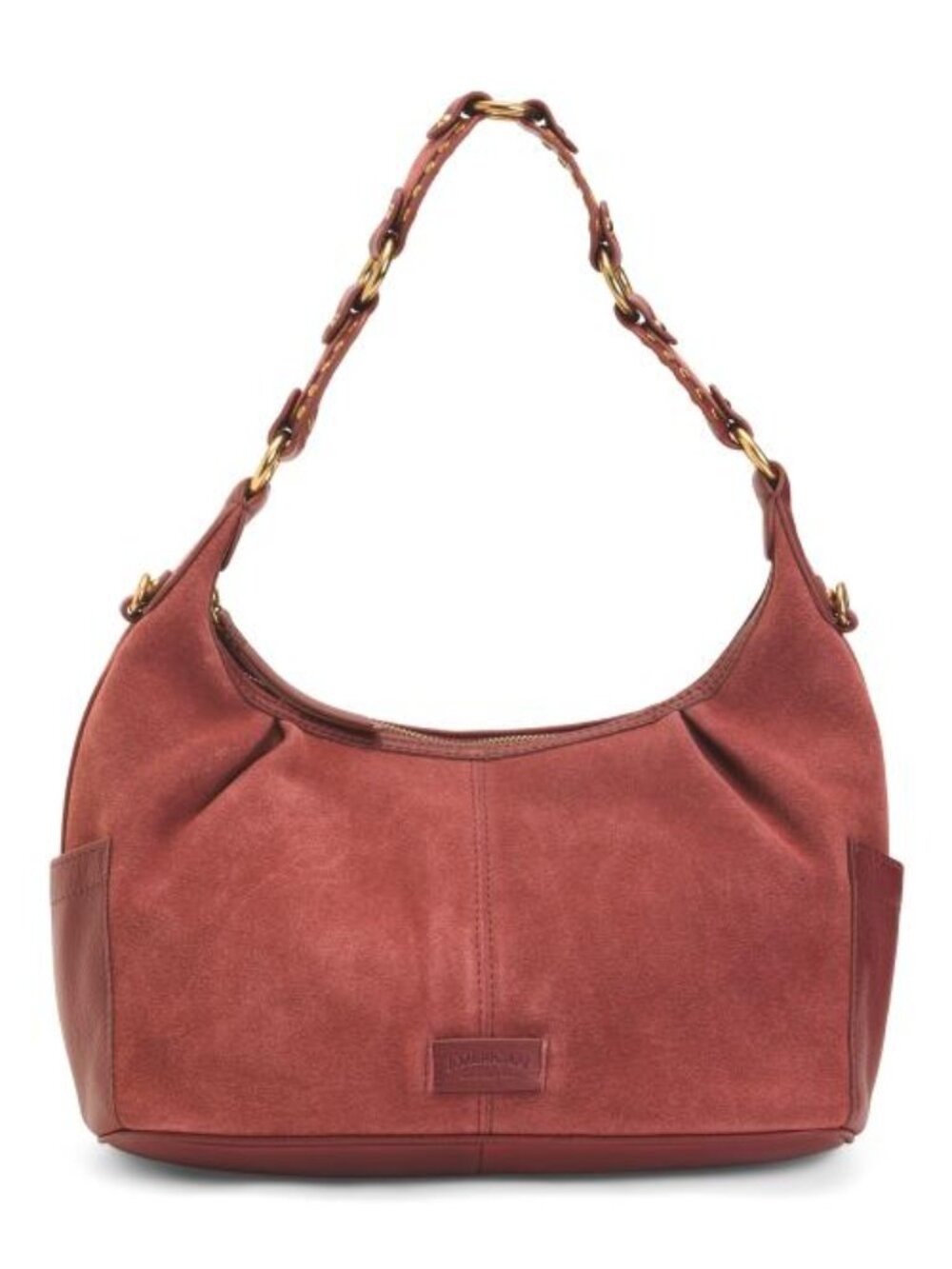 AMERICAN LEATHER CO. Suede Keene Shoulder Bag